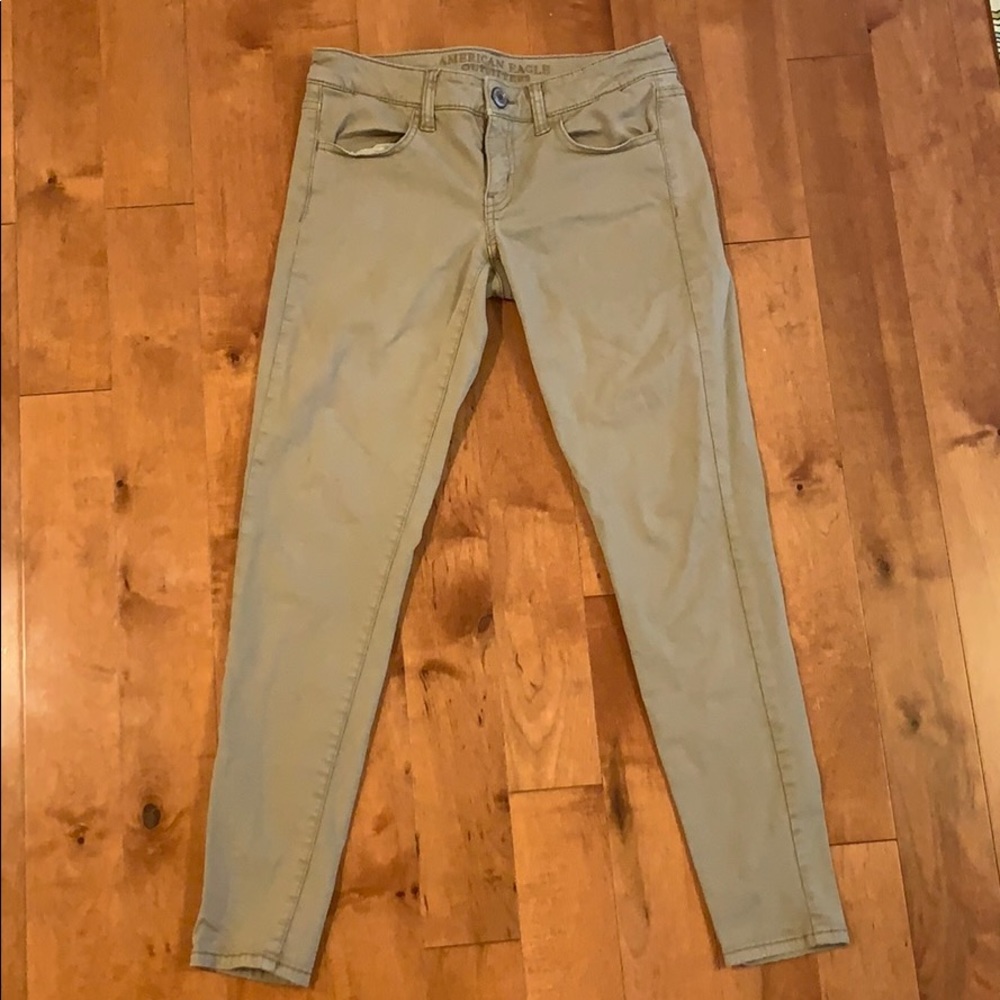 Khaki Jeggings Super Stretch